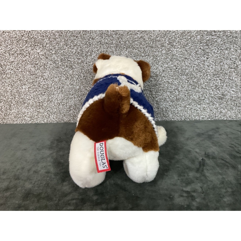 Hardy 16" English Bull Dog Douglas Plush Cuddle Pup Puppy w homemade Y sweater - Picture 7 of 11